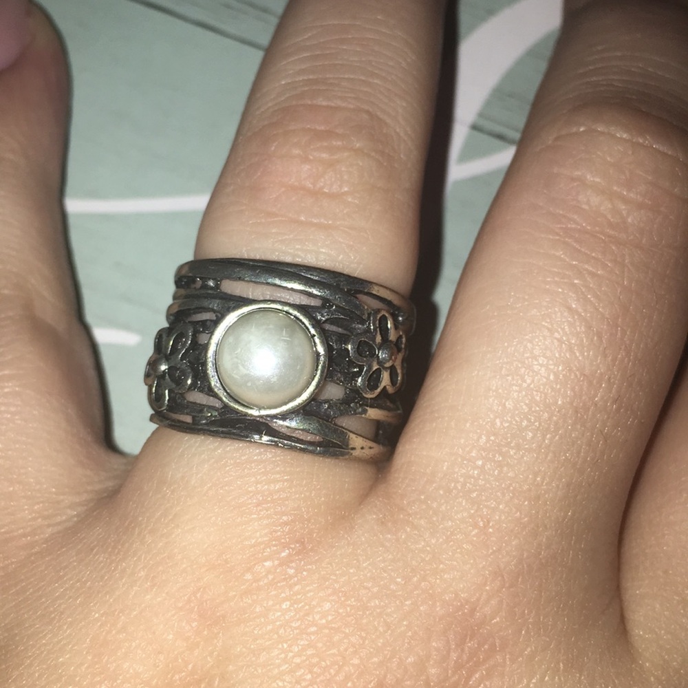 Pearl adjustable ring - Picture 4 of 4